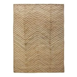 (B851) Honeybloom Wynn Jute Area Rug, 5x7
