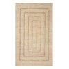 (B852) Tracey Boyd Arlo Natural Jute Accent Rug, 3x5