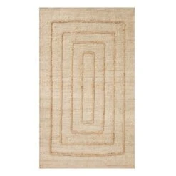 (B852) Tracey Boyd Arlo Natural Jute Accent Rug, 3x5
