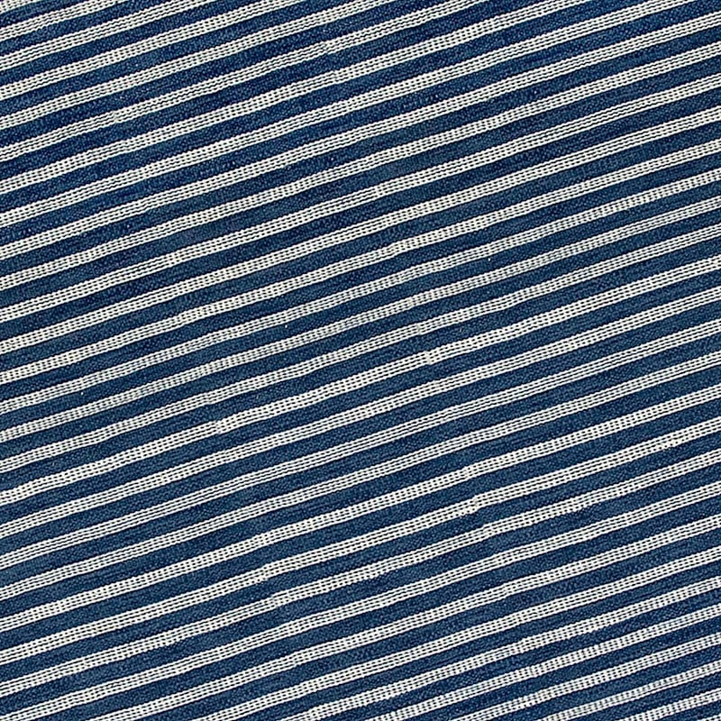 (B856) Honeybloom Roka Blue & White Striped Area Rug, 8x10 5 (B856) Honeybloom Roka Blue & White Striped Area Rug, 8x10 - Image 5