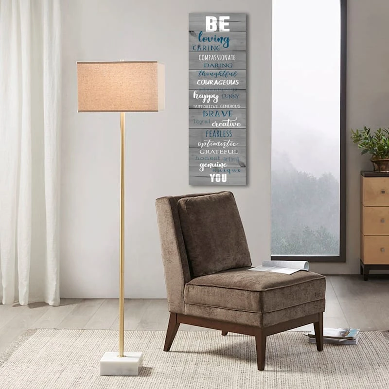 Be You Sentiment Canvas Wall Art, 12x36 2 Be You Sentiment Canvas Wall Art, 12x36 - Image 2