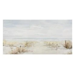 Beach Path Canvas Wall Art, 40x20