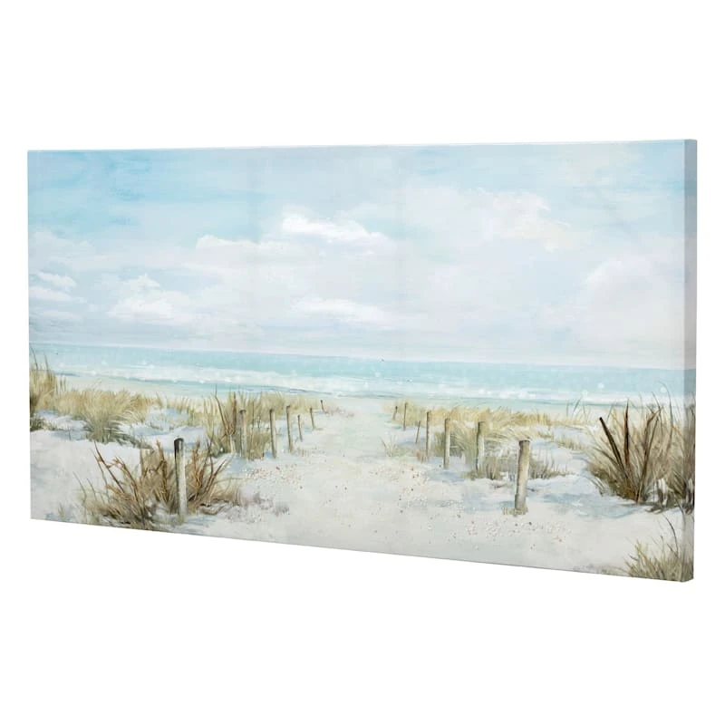 Beach Path Canvas Wall Art, 40x20 2 Beach Path Canvas Wall Art, 40x20 - Image 2