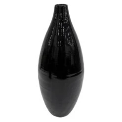 Black Bamboo Vase, 20"