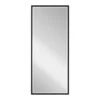Black Thin Framed Leaner Mirror, 24x58