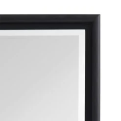 Black Thin Framed Leaner Mirror, 24x58 -Modern Decor Shop black thin framed leaner mirror 24x58 3