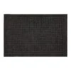 Black Waffle Impressions Doormat, 24x36