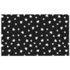Black & White Hearts Coir Doormat, 18x30