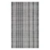 Brooklyn Black & Ivory Plaid Accent Rug, 2x4