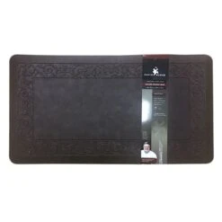 Brown Embossed G-Step Kitchen Mat, 2x3