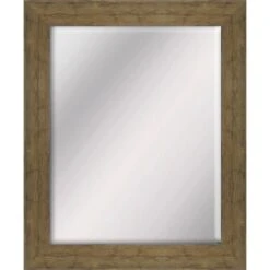 Brown Framed Studio Wall Mirror, 22x28