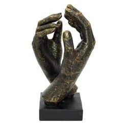 Brown Hand Sculpture, 10"