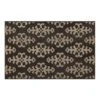 Brown & Ivory Floral Tufted Accent Rug, 27x45