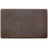 Brown Scroll Embossed G-Step Kitchen Mat, 24x36