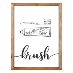 Brush Wall Art, 12x16