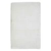 (C102) White Shag Area Rug, 5x7
