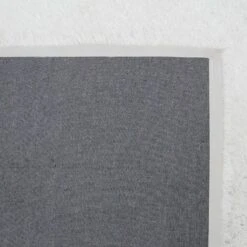 (C102) White Shag Area Rug, 5x7 -Modern Decor Shop c102 white shag area rug 5x7 3