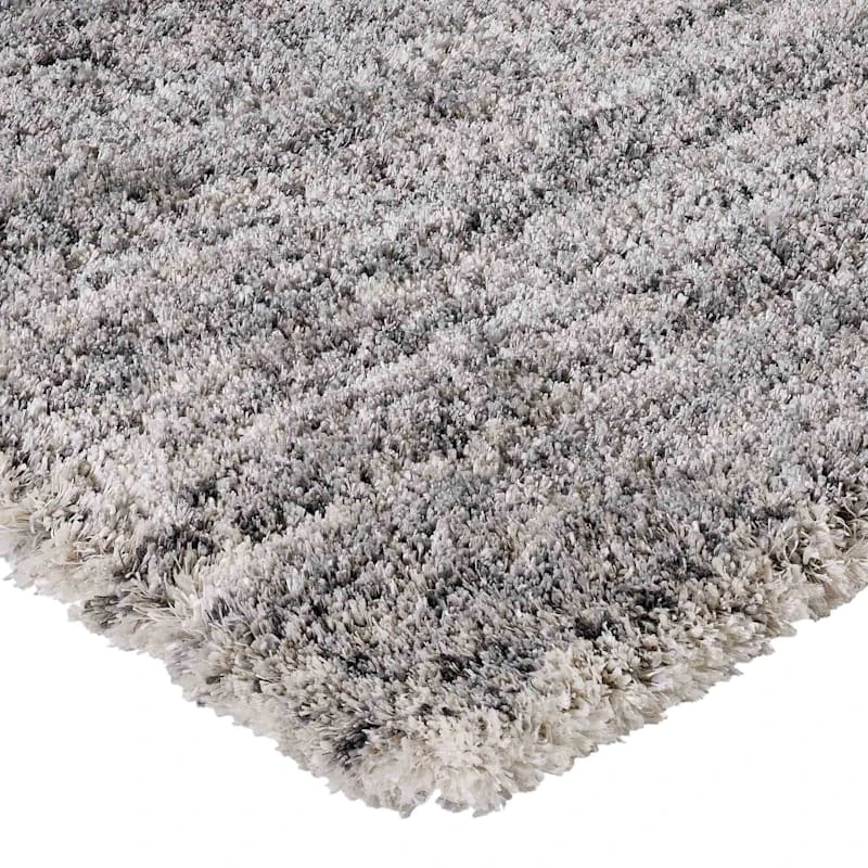 (C154) Eliza Grey Shag Area Rug, 8x10 3 (C154) Eliza Grey Shag Area Rug, 8x10 - Image 3