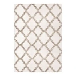 (C162) Windsor White Area Rug, 8x10