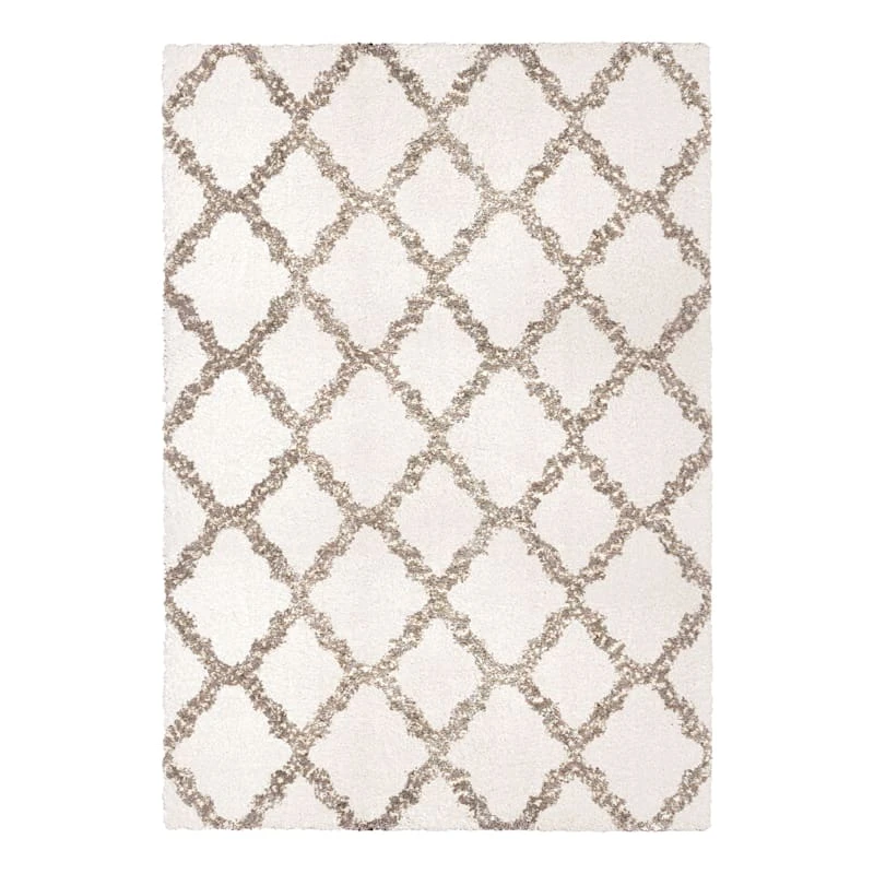 (C162) Windsor White Area Rug, 8x10 1 (C162) Windsor White Area Rug, 8x10