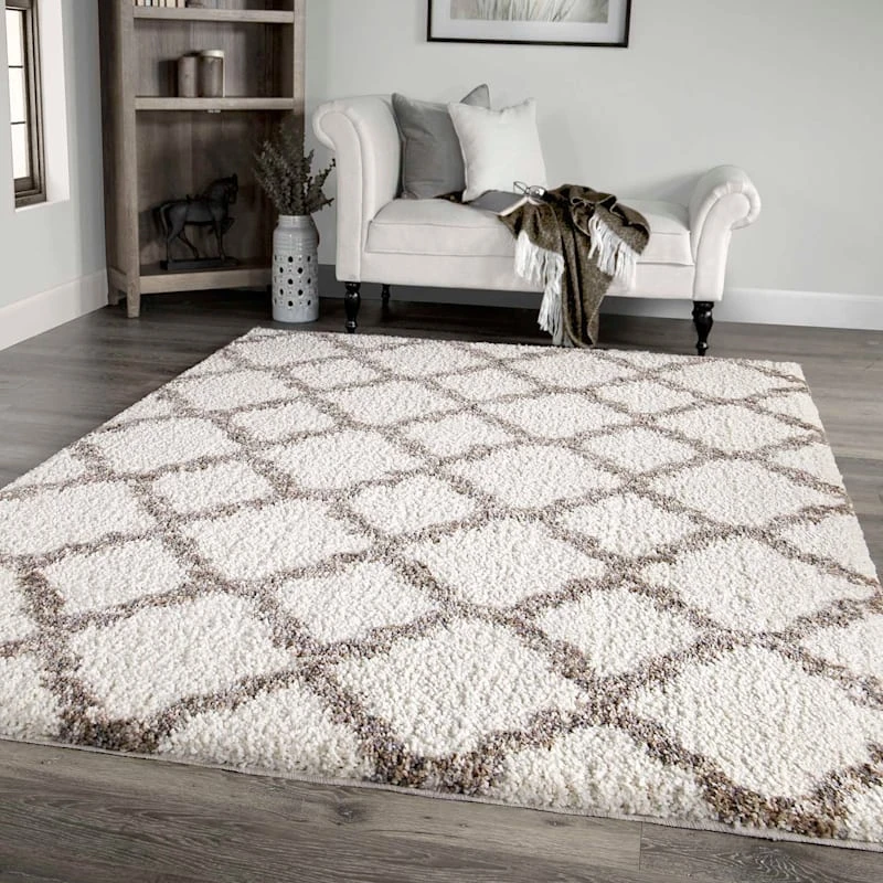 (C162) Windsor White Area Rug, 8x10 9 (C162) Windsor White Area Rug, 8x10 - Image 9