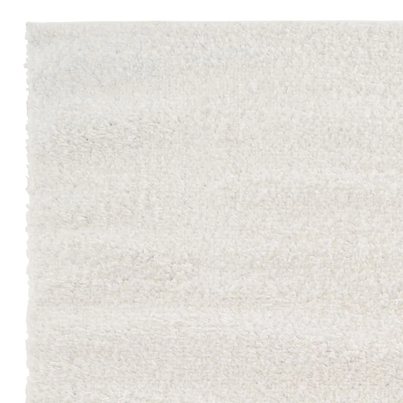 (C178) Parma Ivory Shag Accent Rug, 3x5 2 (C178) Parma Ivory Shag Accent Rug, 3x5 - Image 2