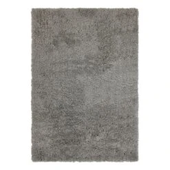 (C193) Kodiak Grey Shag Area Rug, 5x7