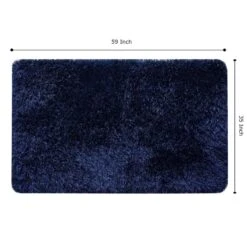 (C196) Eve Blue Shag Accent Rug, 3x5 -Modern Decor Shop c196 eve blue shag accent rug 3x5 5