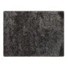 (C198) Eve Silver & Black Shag Area Rug, 4x7