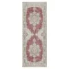 Cameron Maroon & Ivory Runner Rug, 22x59