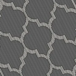 Chai Tea Geometric Charcoal & White Lattice Accent Rug, 3x4 -Modern Decor Shop chai tea geometric charcoal white lattice accent rug 3x4 2