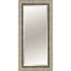 Champagne Solid Wood Tiers Floor Mirror, 32x68