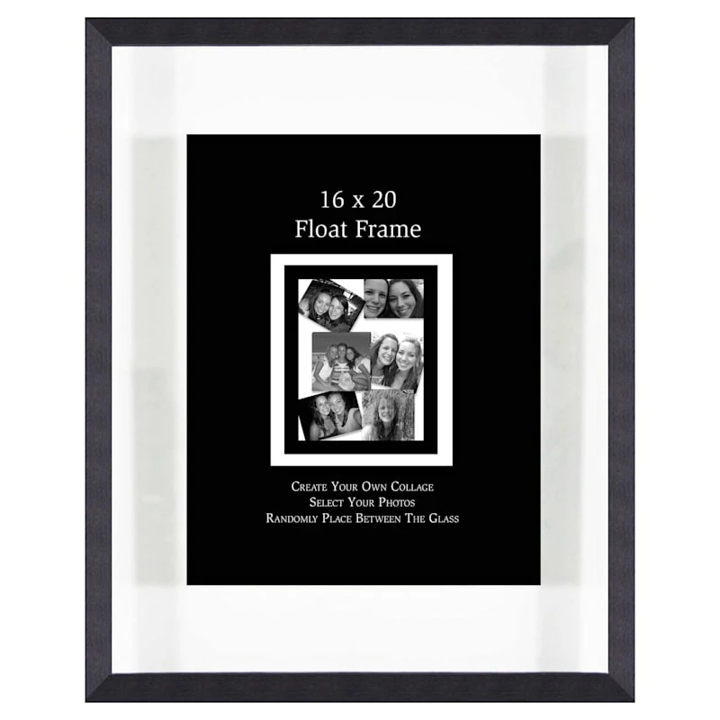 Charcoal Floating Wall Frame, 16x20 1 Charcoal Floating Wall Frame, 16x20