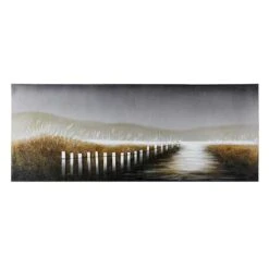 Coastal Path Enhanced Canvas Wall Art, 24x60