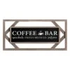 Coffee Bar Wall Art, 23x11