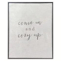 Come In & Cozy Up Wall Art, 12x16