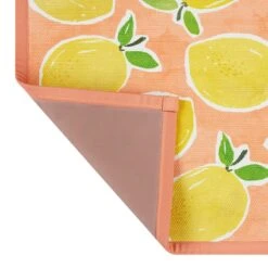 Coral Lemons Kitchen Mat, 21x34 -Modern Decor Shop coral lemons kitchen mat 21x34 3