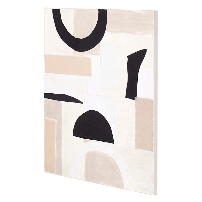 Crosby St Geometric Canvas Wall Art, 31x39 2 Crosby St Geometric Canvas Wall Art, 31x39 - Image 2