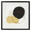 Crosby St Glass Framed Abstract Print Wall Art, 17"