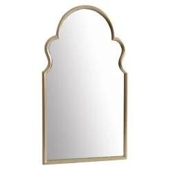 Crosby St Gold Metal Framed Princess Studio Wall Mirror, 20x36