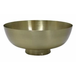 Crosby St Gold Metal Pedestal Bowl, 11"