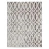 (D440) Sophelia Grey & Ivory Tufted Area Rug With Non-Slip Back, 5x7