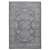 (D489) Eastview Grey Medallion Area Rug, 8x10