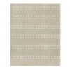 (D516) Tracey Boyd Ivory Braided Area Rug, 8x10
