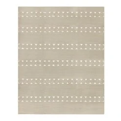 (D516) Tracey Boyd Ivory Braided Area Rug, 8x10