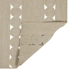 (D516) Tracey Boyd Ivory Braided Area Rug, 8x10 -Modern Decor Shop d516 tracey boyd ivory braided area rug 8x10 3