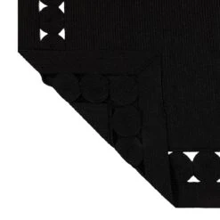 (D517) Found & Fable Black Braided Area Rug, 5x7 -Modern Decor Shop d517 found fable black braided area rug 5x7 3