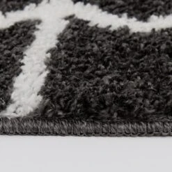 (D557) Mirabella Black Runner, 2x6 -Modern Decor Shop d557 mirabella black runner 2x6 5