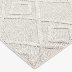 (D560) Brantley Grey Diamond Design Runner, 2x7 -Modern Decor Shop d560 brantley grey diamond design runner 2x7 3