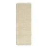 (D583) Honeybloom Mason Natural Fringe Runner, 2x7